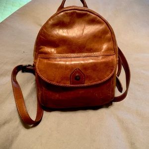 Frye backpack purse.